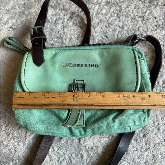 Liebeskind Berlin Canvas And Cow Leather Purse With Dust Bag - Picture 9 of 10